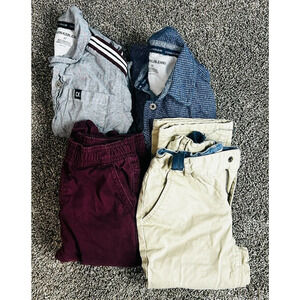 Lot of 3T Childrens Preppy Shirts & Pants Calvin Klein Button Down & Cat & Jack